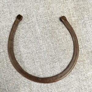 Vintage Gold Mesh Collar Necklace